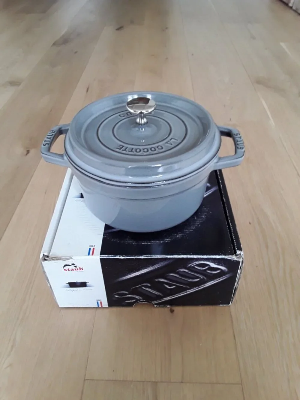 Staub 2 2 L Graphite Grey Cocotte